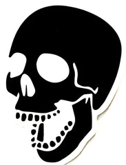 Black Skull Sticker For Windows, Cars, Trucks, Laptops, Etc
