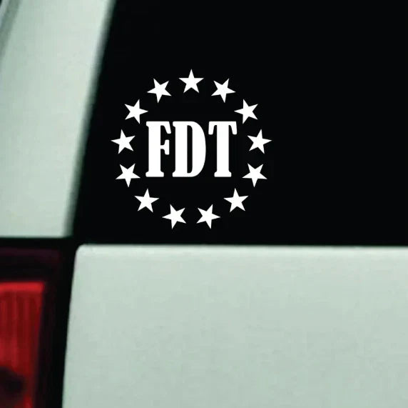 FDT Die Cut Vinyl Decal