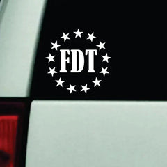 FDT Die Cut Vinyl Decal