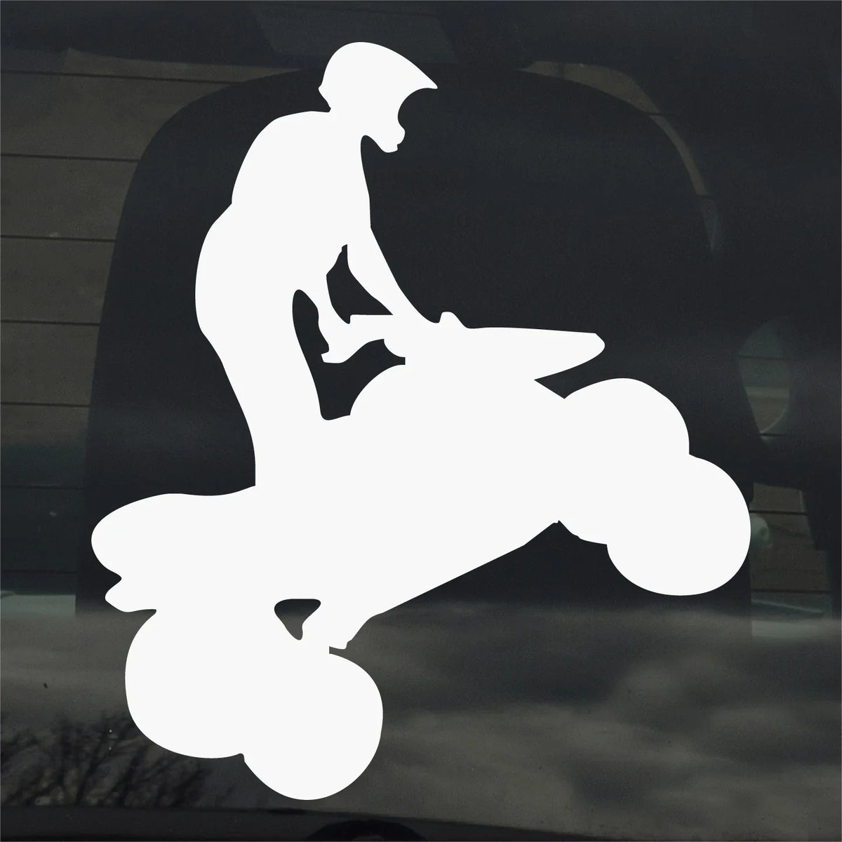 ATV Quad 4 Wheeler  Die Cut Vinyl Decal