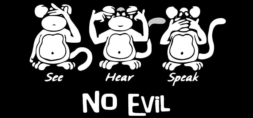See No Evil Hear No Evil Speak No Evil  Die Cut Vinyl Decal