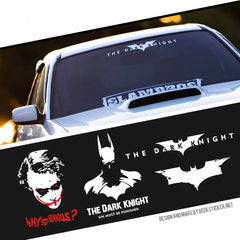 The Dark Knight Batman Vinyl Car Decal Reflective Windshield Sticker Durable Die Cut Vinyl Decal