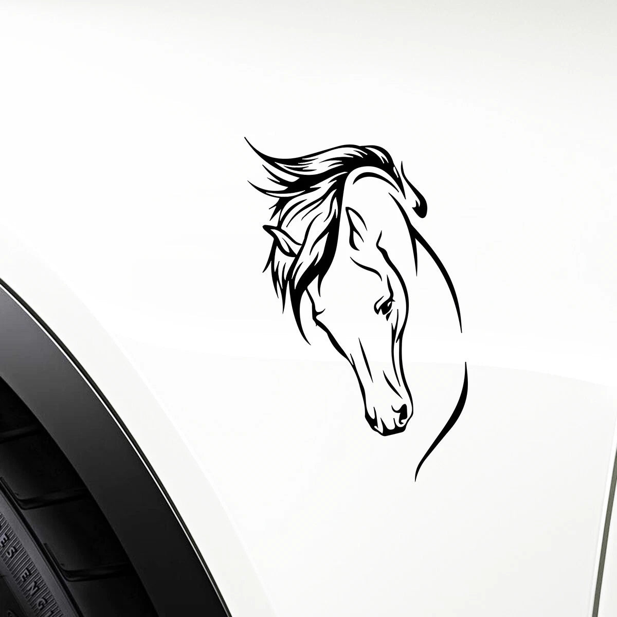 Horse Head Die Cut Vinyl Decal