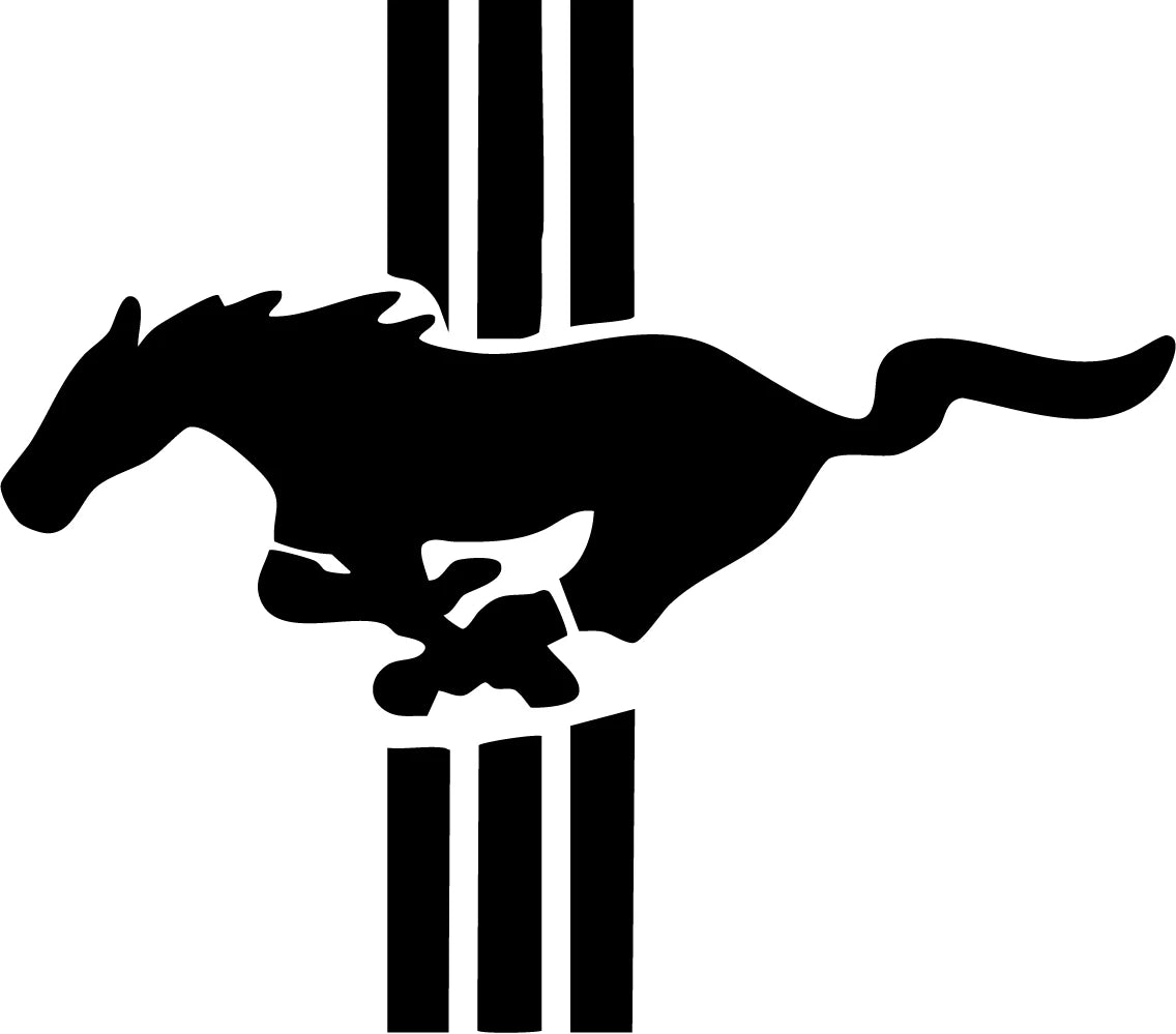 Mustang Ford Running Horse  Die Cut Vinyl Decal