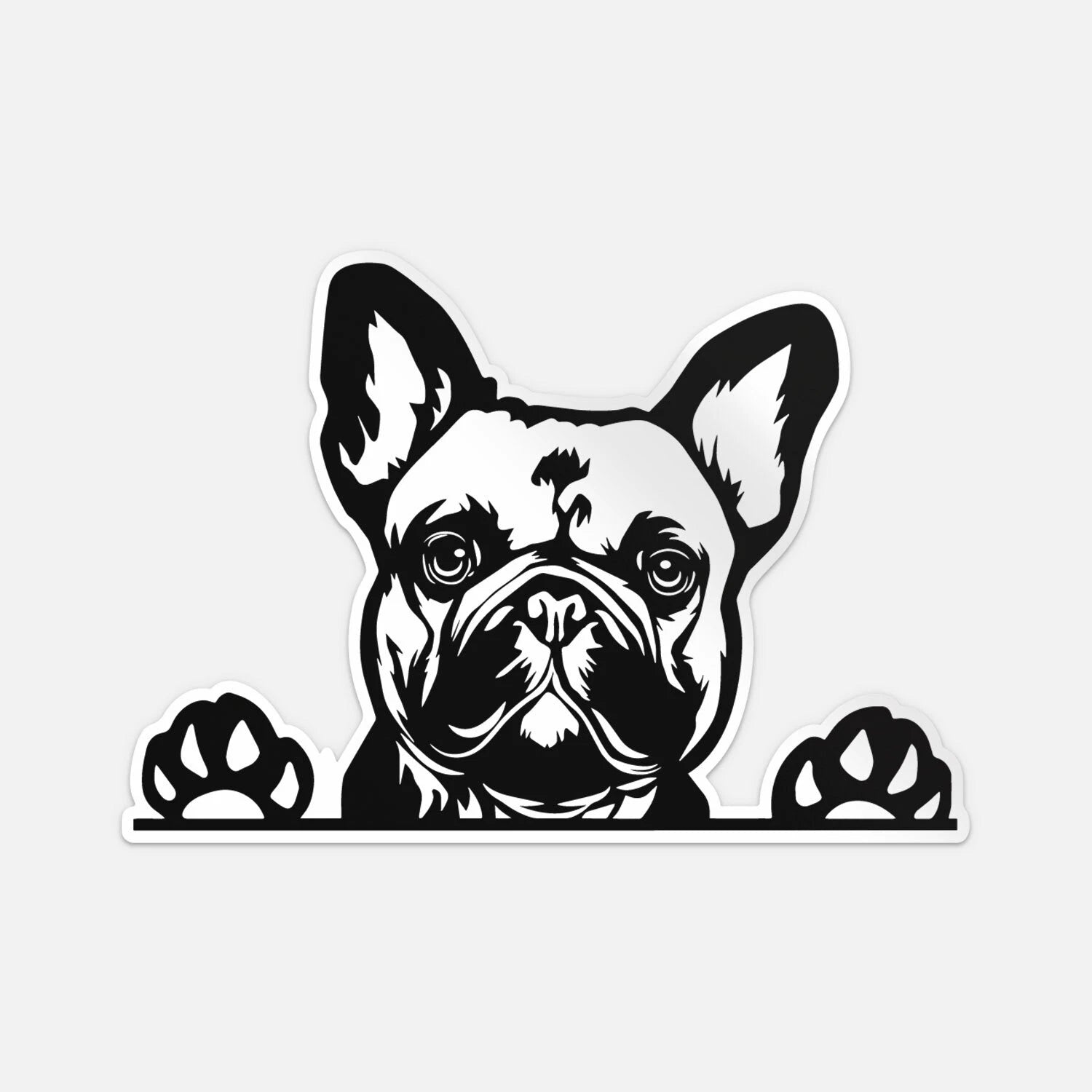 French Bulldog Sticker  Die Cut Vinyl Decal