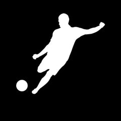Mens Soccer  Die Cut Vinyl Decal