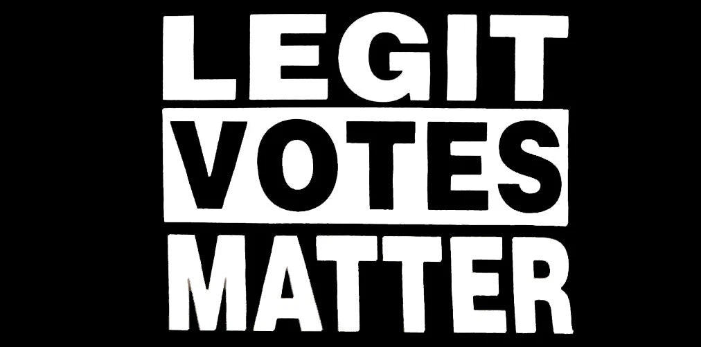 Legit Votes Matter Die Cut Vinyl Decal