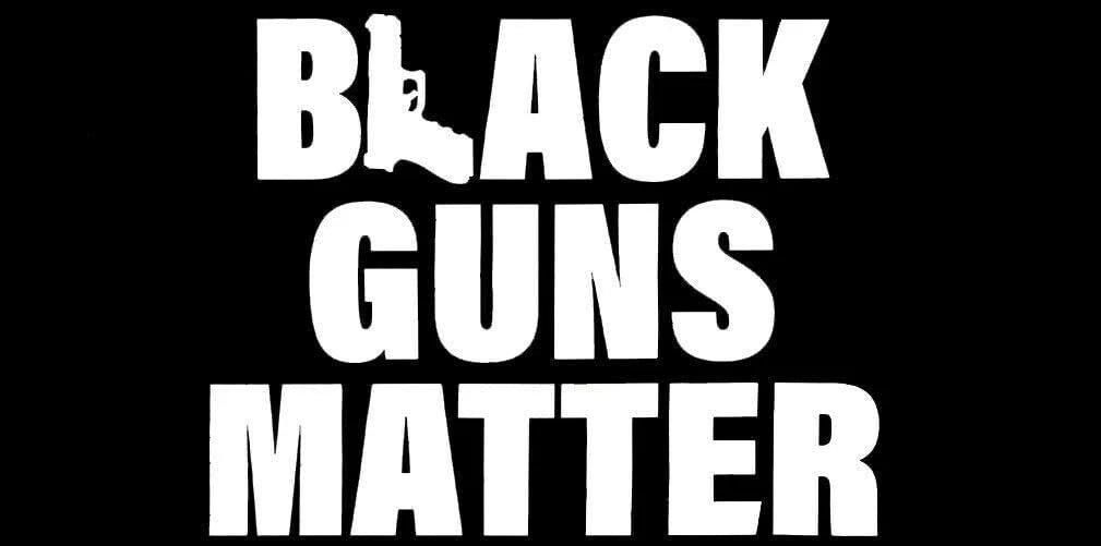 Black Guns Matter Die Cut Vinyl Decal