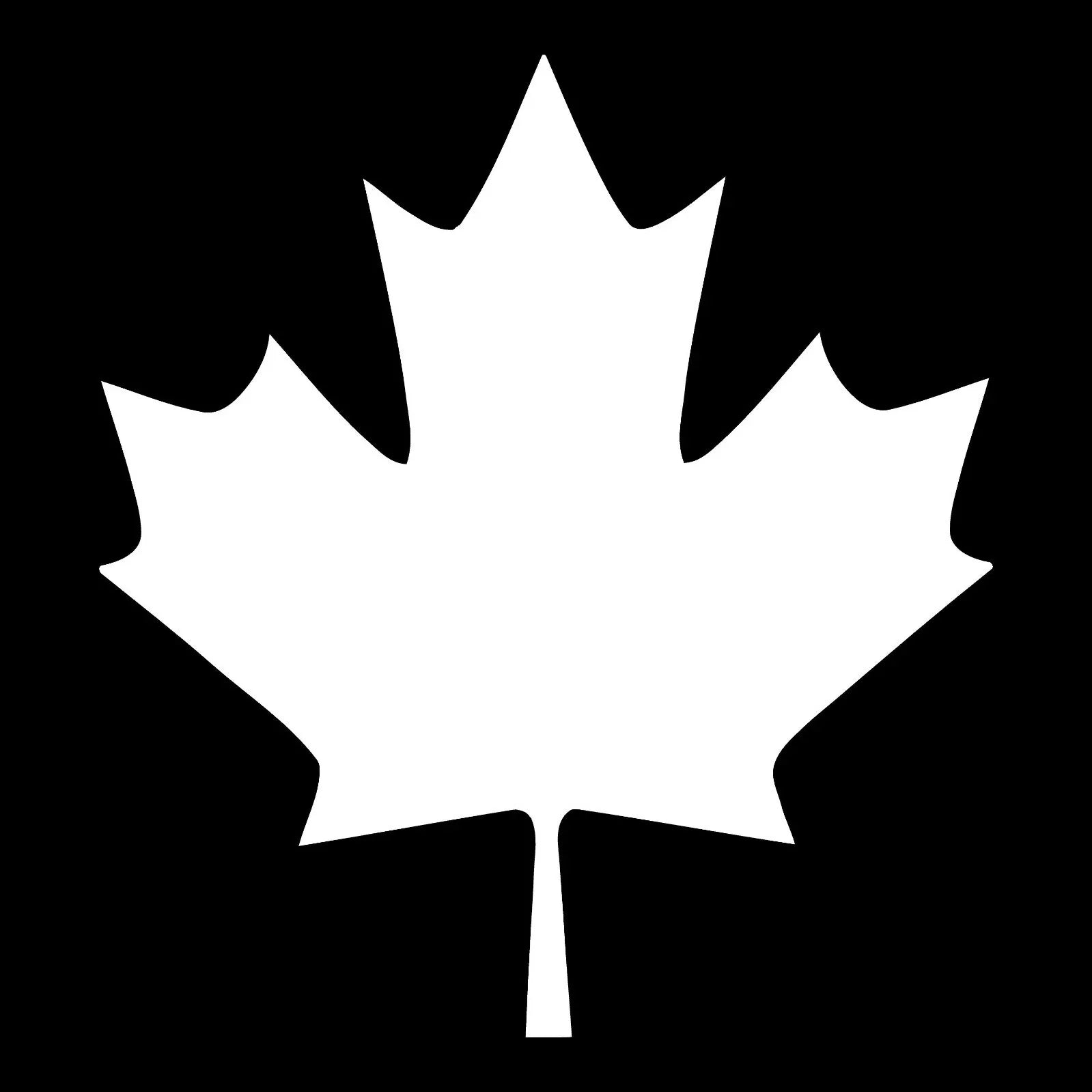 Canadian Maple leaf  Die Cut Vinyl Decal