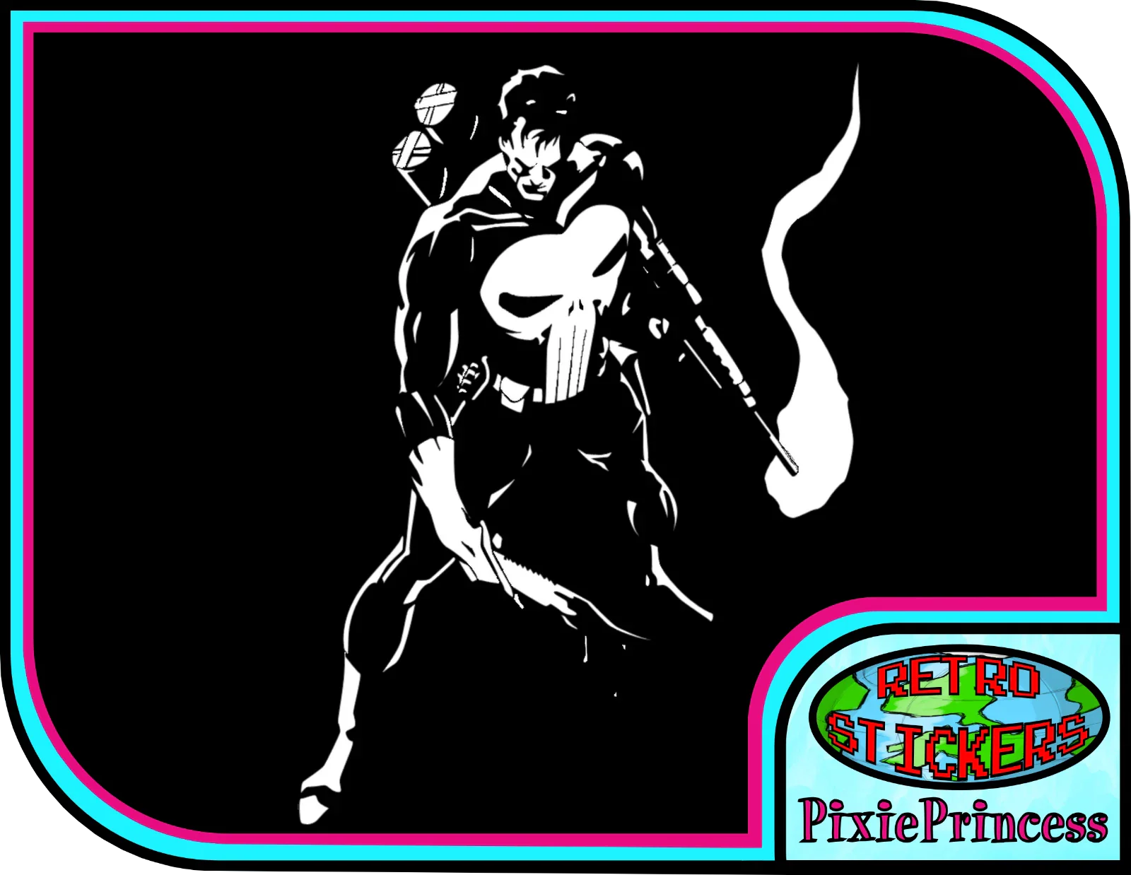 Marvel The Punisher Frank O  Die Cut Vinyl Decal