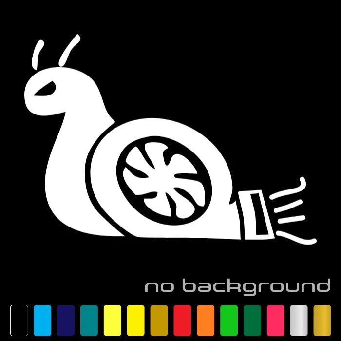 Turbo Snail Sticker Vinyl Decal - Jdm Boost Euro Racing Drift Funny Car Window . Decal Die Cut Vinyl Decal/ Bumper For Windows, Cars, Trucks, Laptops, Etc.