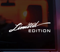 Limited Edition Die Cut Vinyl Decal