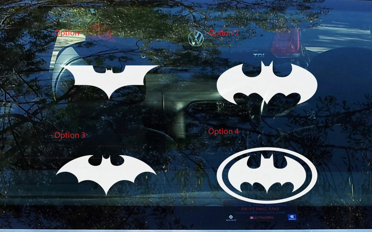 Batman Sticker Vinyl Logo Decal Dark Knight Evolution Laptop Car Boat Wall,Die Cut Vinyl Decal/ Bumper For Windows, Cars, Trucks, Laptops, Etc.