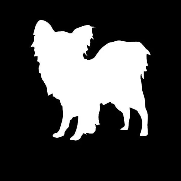 Papillon Die Cut Vinyl Decal