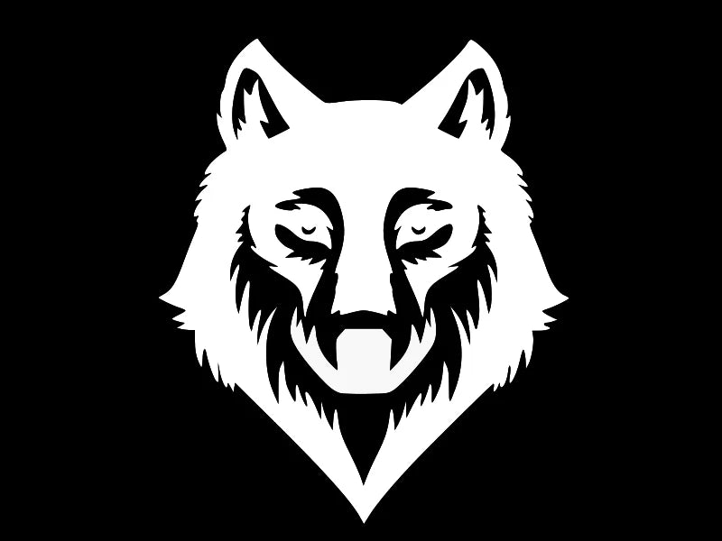 WOLF SILHOUETTE Die Cut Vinyl Decal