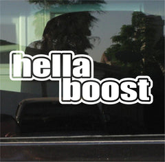 Hella Boost Die Cut Vinyl Decal