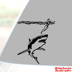 GREAT WHITE SHARK  Die Cut Vinyl Decal