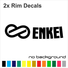 Enkei Wheel  Die Cut Vinyl Decal