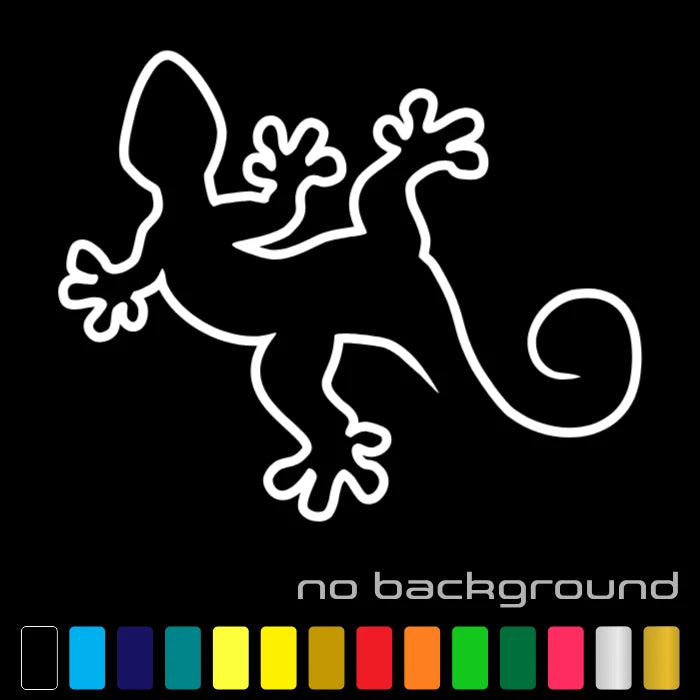 Gecko Lizard Sticker Vinyl Decal Die Cut Vinyl Decal