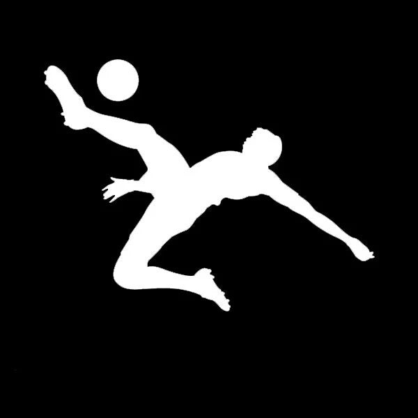 Mens Soccer  Die Cut Vinyl Decal