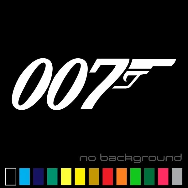 007 James Bond Die Cut Vinyl Decal