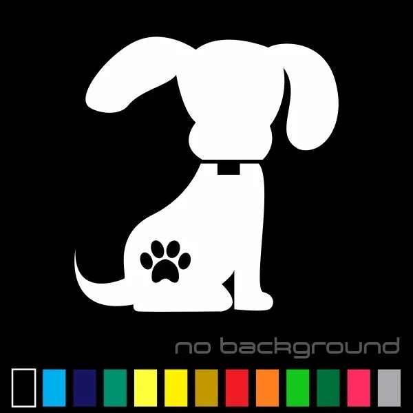 Dog  Die Cut Vinyl Decal