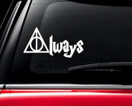 Deathly Hallows Always Die Cut Vinyl Decal