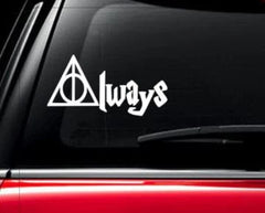 Deathly Hallows Always Die Cut Vinyl Decal