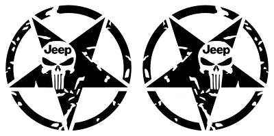 US Army Star Punisher Skull Fits  Die Cut Vinyl Decal