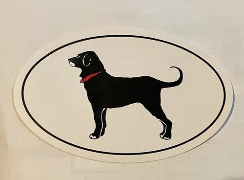 The Black Dog Sticker Decal Die Cut Vinyl Decal