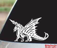 Car Sticker Mythical Animals Dragon Decor Creative Car Trunk Waterproof Sun Protection Vinyl Decal  Die Cut Vinyl Decal