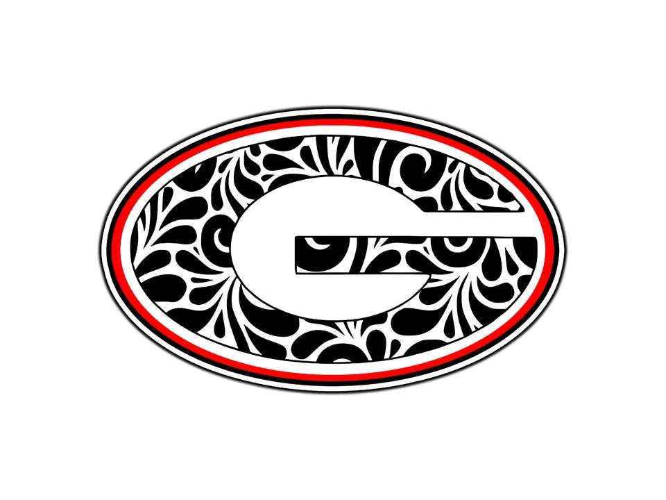 Georgia Bulldogs G Cute Die Cut Vinyl Decal