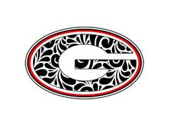 Georgia Bulldogs G Cute Die Cut Vinyl Decal