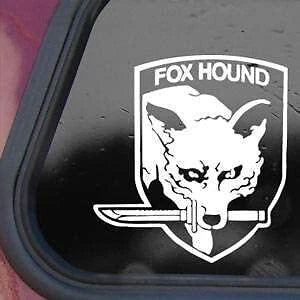 Foxhound metal gear solid Die Cut Vinyl Decal