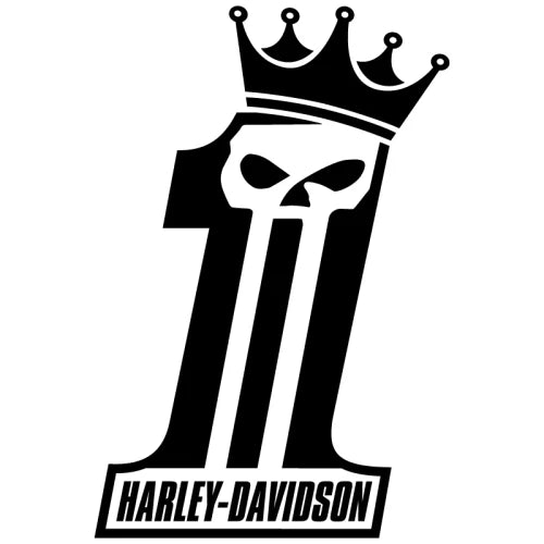 Willie G Motorcycle Harley Vinyl Decal ANY Color FREE Shipping Die Cut Vinyl Decal