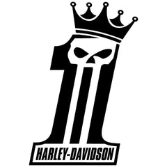 Willie G Motorcycle Harley Vinyl Decal ANY Color FREE Shipping Die Cut Vinyl Decal