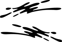Vinyl Flames Decals Car Truck RV Golf Cart Stickers Graphics Die Cut Vinyl Decal