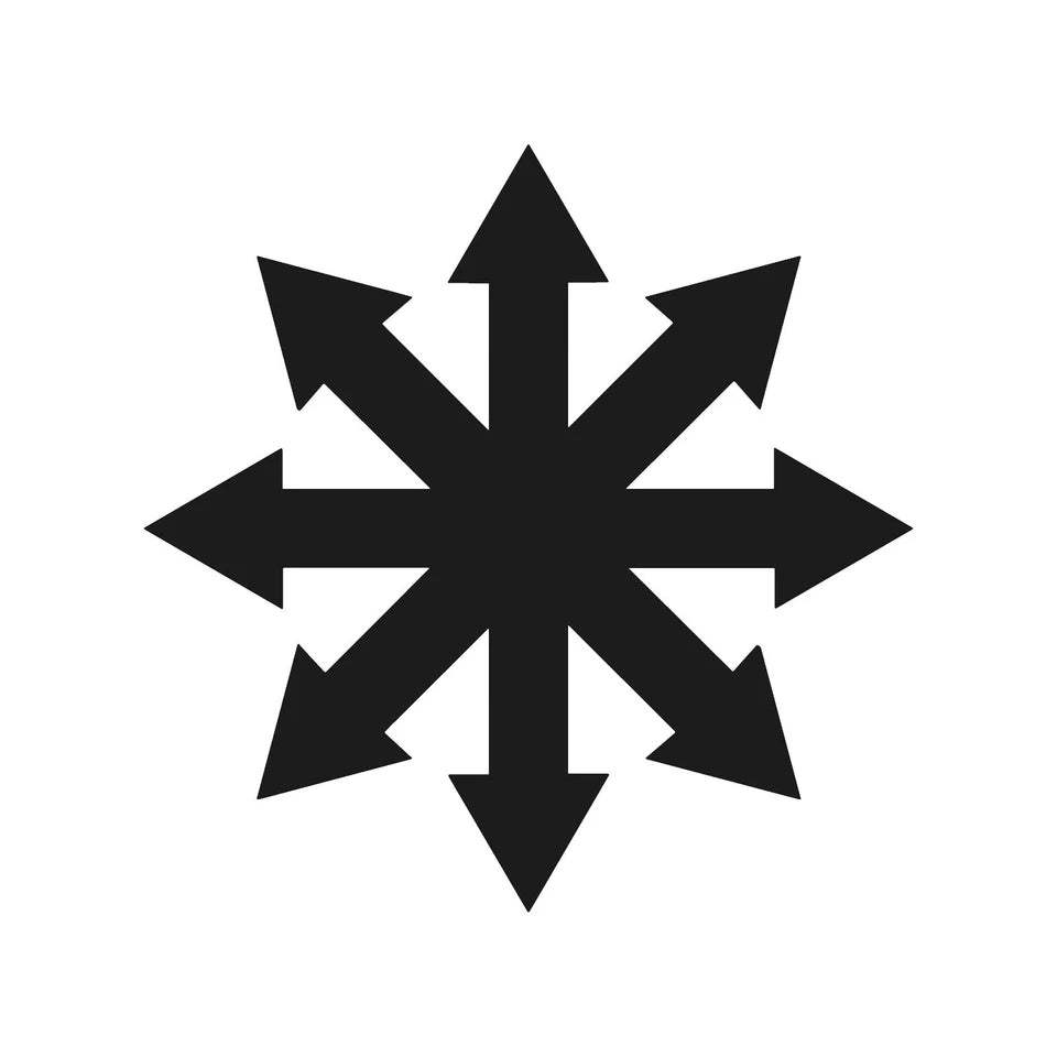 Chaos Magic symbol Decal Die Cut Vinyl Decal