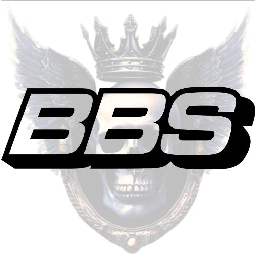 German Wheel Company (x2) BBS Premium Vinyl Decal Import Tuner Rims Die Cut Vinyl Decal