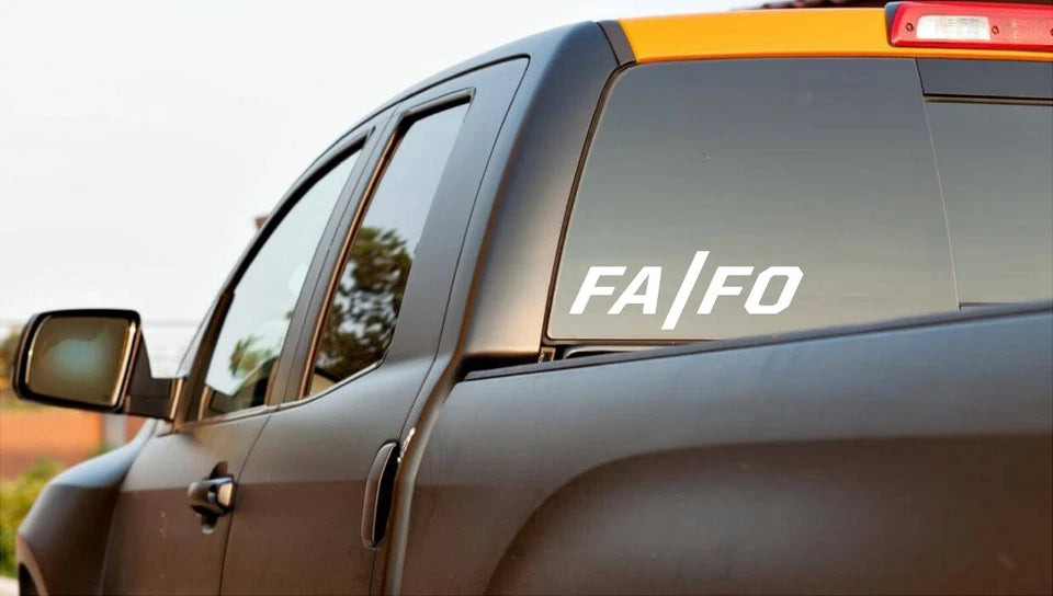 FAFO F**K AROUND AND FIND OUT Die Cut Vinyl Decal