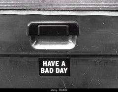 have a bad day Die Cut Vinyl Decal