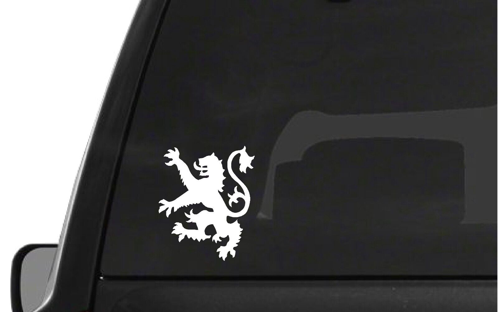 scottish-lion-coat-of-arms-vinyl-sticker size options for cars trucks laptops