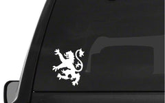 scottish-lion-coat-of-arms-vinyl-sticker size options for cars trucks laptops
