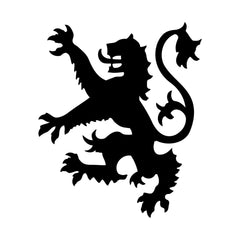 scottish-lion-coat-of-arms-vinyl-sticker black die cut decal for vehicle windows laptops