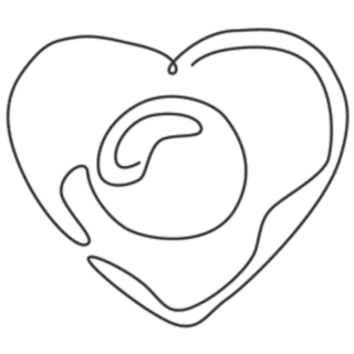 Single Line Drawing Sunny Side Up Egg Breakfast Sticker Die Cut Vinyl Decal