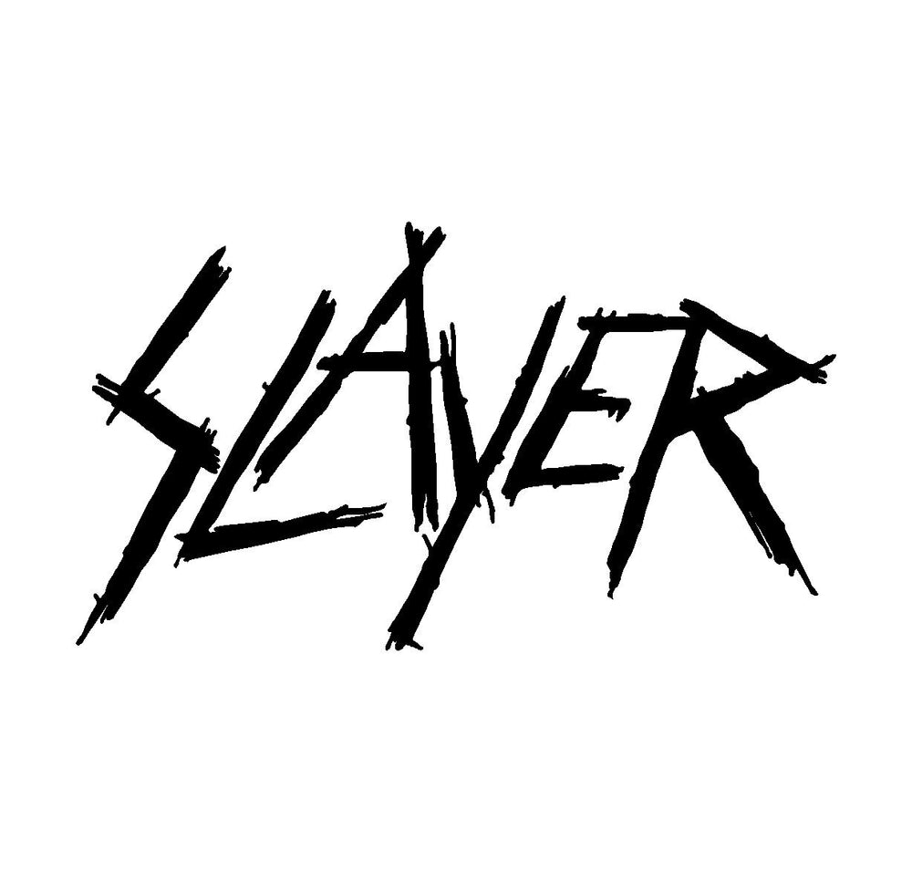 slayer‑repentless‑vinyl‑sticker black die cut decal for vehicle windows laptops