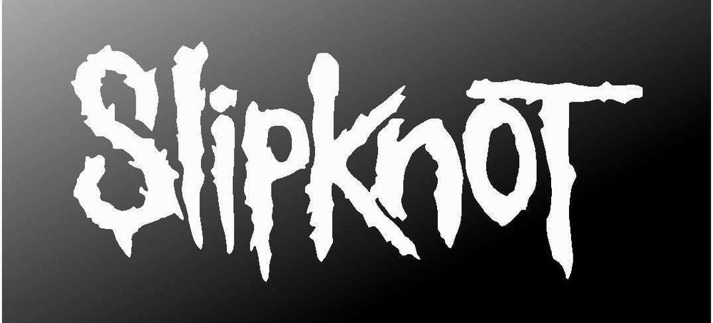 slipknot‑metal‑band‑vinyl‑sticker‑truck‑smooth‑surface