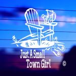 Small Town Girl vinyl die cut decal for cars trucks laptops
