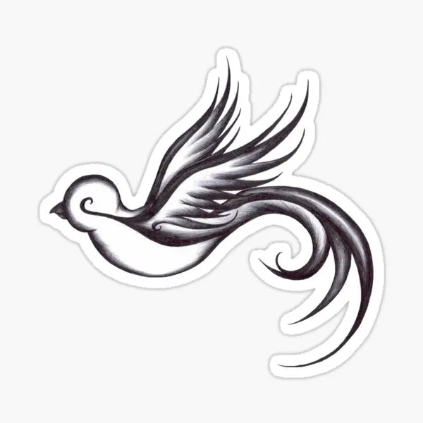 Sparrow designed and sold by omgtinybees Die Cut Vinyl Decal
