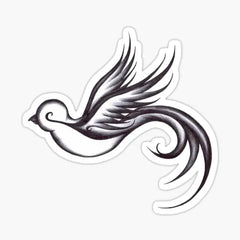 Sparrow designed and sold by omgtinybees Die Cut Vinyl Decal